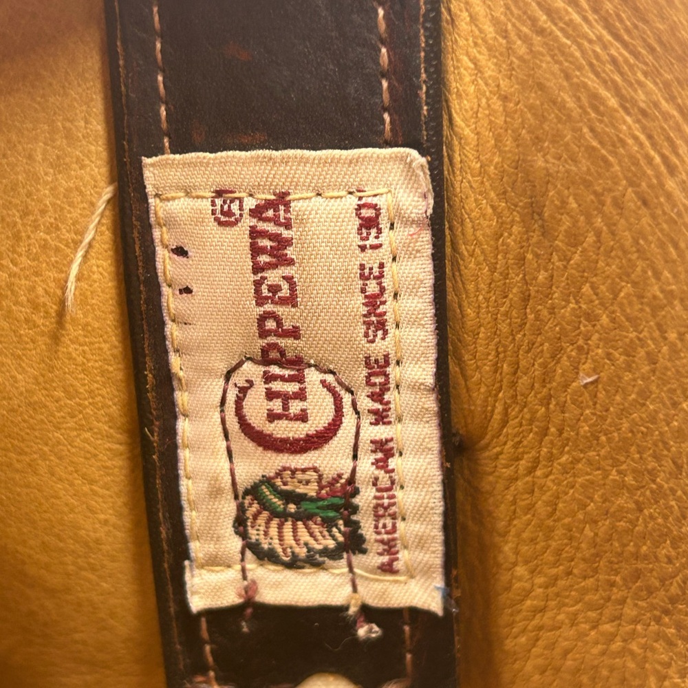 Chippewa men 12 rare handmade bison leather boots - Picture 12 of 12